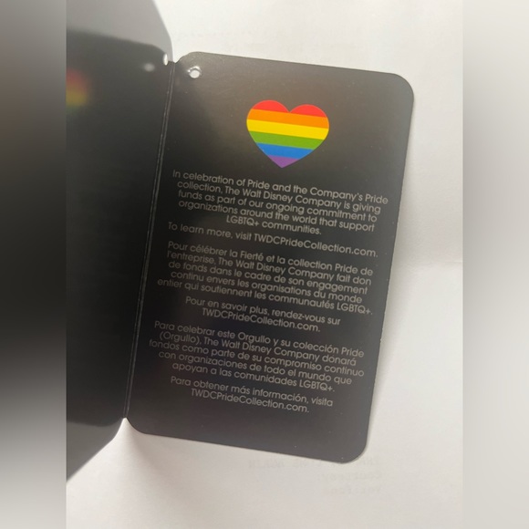 HP Disney Pride collection white hoodie women’s sz Medium rainbow with logo NWOT - Picture 9 of 9